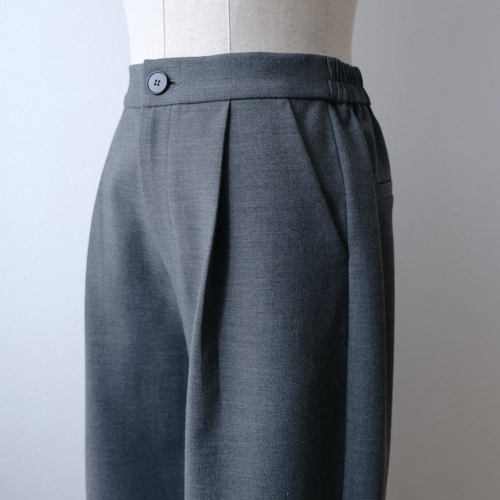 Elastic waist pants gray LA1088