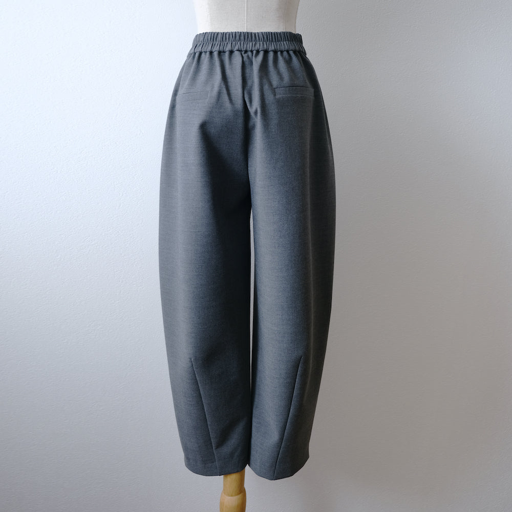 Elastic waist pants gray LA1088