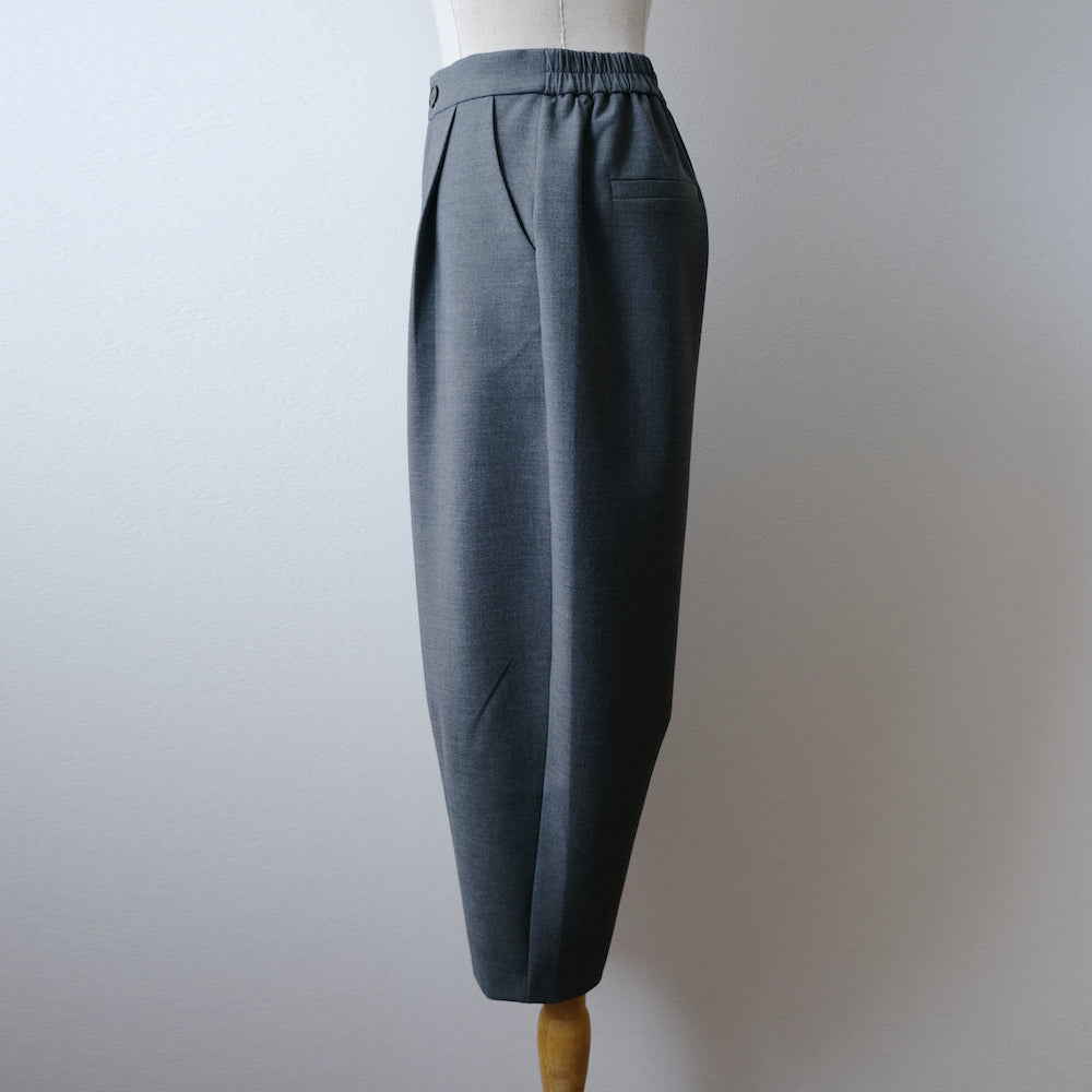 Elastic waist pants gray LA1088